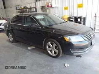 2013 Volkswagen Passat SE with VIN 1VWBH7A30DC054337, listed as a IAAI auction lot 42846272 with 262,879 mi miles and . Bid and sale history available at DreamBid. Image 1.