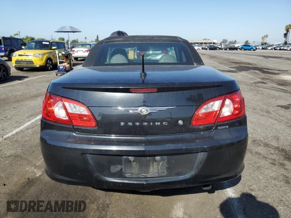 2008 Chrysler Sebring Touring with VIN 1C3LC55R38N291251, listed as a Copart auction lot 66538154 with 201,348 mi miles and Clean Title. Bid and sale history available at carsss.com. Image 6.