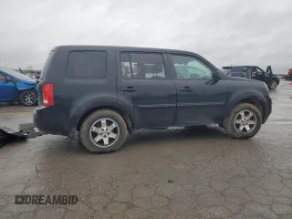 2012 Honda Pilot EX-L with VIN 5FNYF4H56CB041179, listed as a Copart auction lot 45135595 with 162,220 mi miles and Salvage Title. Bid and sale history available at DreamBid. Image 3.