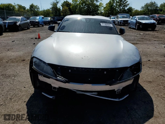 2020 Toyota GR Supra 3.0 with VIN WZ1DB4C08LW031739, listed as a Copart auction lot 71182044 with 0 mi miles and Salvage Title. Bid and sale history available at carsss.com. Image 5.