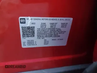 2023 GMC Terrain SLT with VIN 3GKALVEG2PL122195, listed as a Copart auction lot 86747984 with 9,185 mi miles and Salvage Title. Bid and sale history available at carsss.com. Image 13.