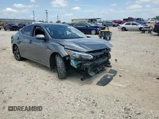 2024 Nissan Sentra SV with VIN 3N1AB8CVXRY217033, listed as a Copart auction lot 58655825 with 21,531 mi miles and Salvage title. Bid and sale history available at DreamBid. Image 14.