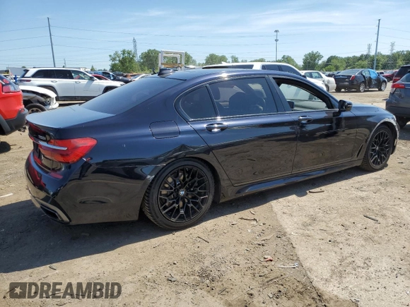 2019 BMW 7 Series 750i xDrive с VIN WBA7F2C57KB240392, выставлен на аукционе Copart как лот 58296274 с пробегом 44 676 миль миль и Списание • Salvage title. История ставок и продаж доступна на DreamBid. Изображение 3.