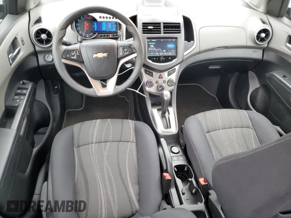2015 Chevrolet Sonic LT with VIN 1G1JC5SG2F4212010, listed as a Copart auction lot 58732505 with 39,299 mi miles and Salvage title. Bid and sale history available at DreamBid. Image 8.