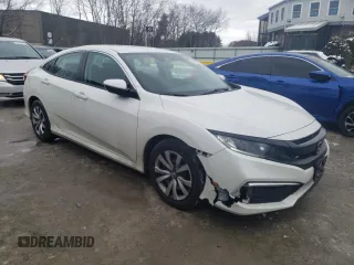 2019 Honda Civic LX with VIN 2HGFC2F66KH531972, listed as a Copart auction lot 44960175 with 50,962 mi miles and Salvage Title. Bid and sale history available at DreamBid. Image 4.