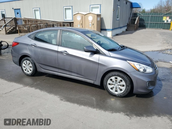 2017 Hyundai Accent Value Edition with VIN KMHCT4AE8HU315098, listed as a Copart auction lot 53959225 with 98,882 mi miles and Salvage Title. Bid and sale history available at DreamBid. Image 4.