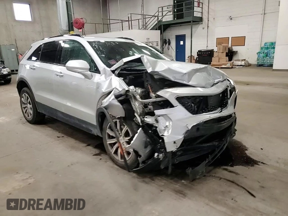 2019 Cadillac XT4 AWD Sport with VIN 1GYFZFR45KF185536, listed as a Copart auction lot 80544914 with 46,496 mi miles and Salvage Title. Bid and sale history available at DreamBid. Image 12.