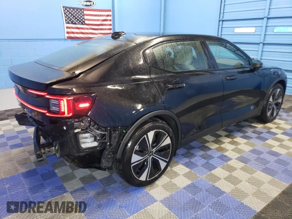 2023 Polestar 2 with VIN YSMED3KA4PL141149, listed as a Copart auction lot 77952854 with 31,412 mi miles and Clean Title. Bid and sale history available at carsss.com. Image 3.