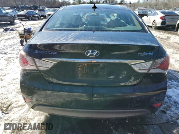 2012 Hyundai Sonata Hybrid with VIN KMHEC4A44CA057592, listed as a Copart auction lot 85784944 with 110,520 mi miles and Salvage Title. Bid and sale history available at DreamBid. Image 6.