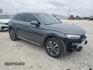 2022 Audi Q5 S line Prestige with VIN WA1FAAFY2N2112251, listed as a Copart auction lot 43992915 with 15,101 mi miles and Salvage Title. Bid and sale history available at carsss.com. Image 4.