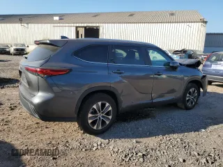 2023 Toyota Highlander L with VIN 5TDKDRAH7PS009775, listed as a Copart auction lot 61952625 with 55,475 mi miles and Salvage title. Bid and sale history available at DreamBid. Image 3.