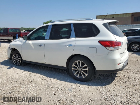 2013 Nissan Pathfinder SV with VIN 5N1AR2MM2DC671348, listed as a Copart auction lot 58635704 with 143,505 mi miles and Salvage Title. Bid and sale history available at carsss.com. Image 2.