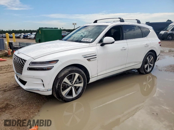 2024 Genesis GV80 z VIN KMUHBDSB6RU169123, wystawiony jako Copart lot #58249745 z przebiegiem 15 mil mil oraz Szkoda całkowita • Salvage title. Historia ofert i sprzedaży dostępna na DreamBid. Obrazek 1.