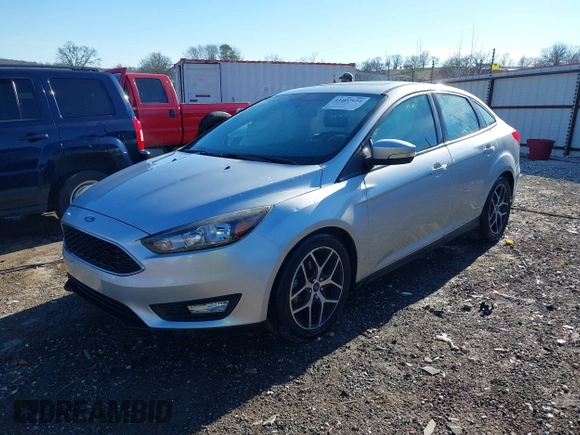2017 Ford Focus SEL with VIN 1FADP3H24HL327179, listed as a IAAI auction lot 41607974 with 86,306 mi miles. Bid and sale history available at carsss.com. Image 17.