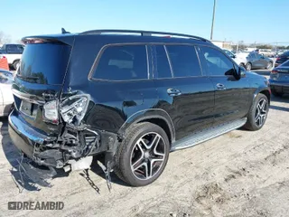 2017 Mercedes-Benz GLS with VIN 4JGDF7DE9HA747550, listed as a IAAI auction lot 41489690 with 125,945 mi miles. Bid and sale history available at carsss.com. Image 4.