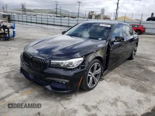 2016 BMW 7 Series 740i with VIN WBA7E2C54GG548312, listed as a Copart auction lot 45716263 with 74,249 mi miles. Bid and sale history available at carsss.com. Image 1.