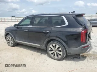 2022 Kia Telluride S with VIN 5XYP6DHC7NG248427, listed as a Copart auction lot 53968555 with 57,517 mi miles and Salvage title. Bid and sale history available at DreamBid. Image 2.