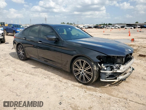 2017 BMW 5 Series 540i with VIN WBAJE5C32HG914842, listed as a Copart auction lot 64358255 with 116,282 mi miles and Salvage title. Bid and sale history available at DreamBid. Image 4.