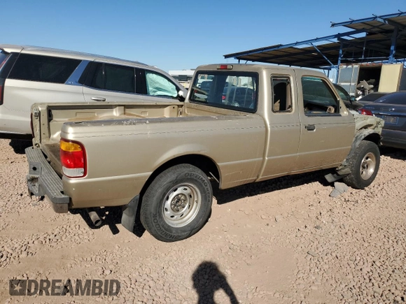 1999 Ford Ranger XL with VIN 1FTYR14C0XPA49154, listed as a Copart auction lot 46982235 with 178,488 mi miles and Salvage Title. Bid and sale history available at carsss.com. Image 3.
