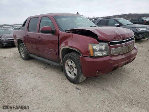 2007 Chevrolet Avalanche LTZ with VIN 3GNFK12377G276366, listed as a Copart auction lot 49630675 with 0 mi miles and Salvage Title. Bid and sale history available at carsss.com. Image 4.