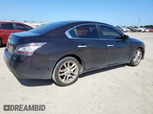 2014 Nissan Maxima S with VIN 1N4AA5AP5EC455058, listed as a Copart auction lot 61347735 with 192,500 mi miles and Clean title. Bid and sale history available at DreamBid. Image 3.