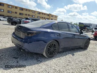 2021 Infiniti Q50 Luxe z VIN JN1EV7BP2MM706074, wystawiony jako Copart lot #54379675 z przebiegiem 29 170 mil mil oraz Szkoda całkowita • Salvage title. Historia ofert i sprzedaży dostępna na DreamBid. Obrazek 3.