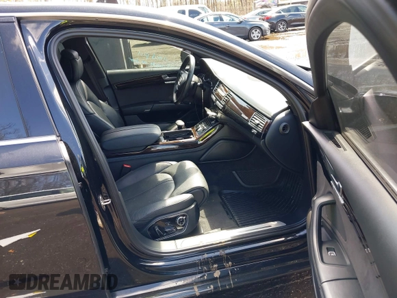 2017 Audi A8 with VIN WAU44AFD0HN019147, listed as a IAAI auction lot 41925027 with 44,542 mi miles and . Bid and sale history available at DreamBid. Image 5.