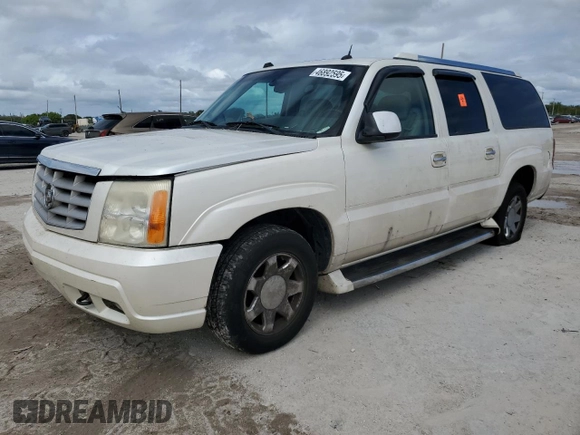 2005 Cadillac Escalade ESV z VIN 3GYFK66N95G204884, wystawiony jako Copart lot #46892595 z przebiegiem Nie podano mil oraz Szkody całkowita. Historia ofert i sprzedaży dostępna na DreamBid. Obrazek 1.