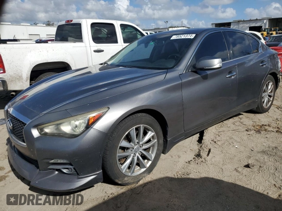 2017 Infiniti Q50 2.0t Sport with VIN JN1CV7AR8HM681049, listed as a Copart auction lot 78521374 with 177,766 mi miles and Non Repairable. Bid and sale history available at carsss.com. Image 1.