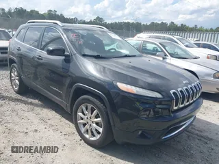 2014 Jeep Cherokee Limited with VIN 1C4PJMDS0EW240720, listed as a IAAI auction lot 41978131 with 114,560 mi miles. Bid and sale history available at carsss.com. Image 1.