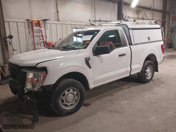 2021 Ford F-150 XL with VIN 1FTMF1EB1MKF01246, listed as a IAAI auction lot 41736886 with 44,558 mi miles. Bid and sale history available at carsss.com. Image 17.