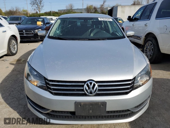 2013 Volkswagen Passat SE with VIN 1VWBH7A30DC131501, listed as a Copart auction lot 47934544 with 202,619 mi miles and Salvage Title. Bid and sale history available at carsss.com. Image 5.