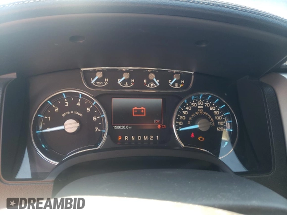 2011 Ford F-150 XL with VIN 1FTFX1ET6BFB27592, listed as a Copart auction lot 54523715 with 158,628 mi miles and Clean Title. Bid and sale history available at carsss.com. Image 9.