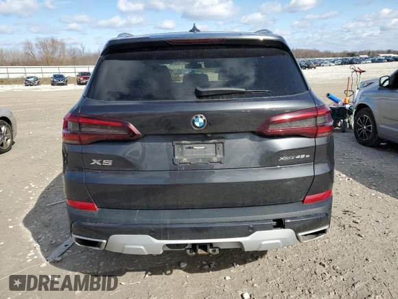 2021 BMW X5 xDrive45e with VIN 5UXTA6C01M9H73538, listed as a Copart auction lot 50148605 with 0 mi miles and Salvage Title. Bid and sale history available at carsss.com. Image 6.