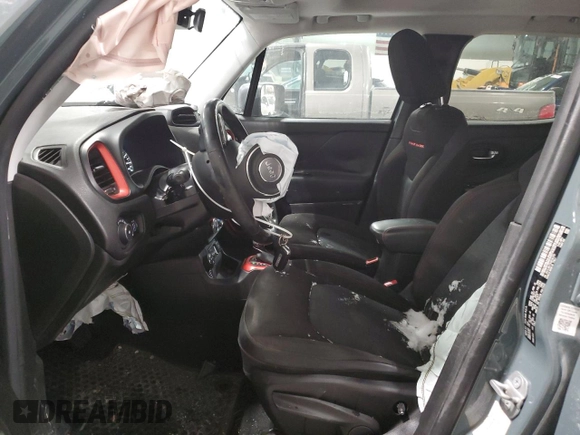 2016 Jeep Renegade Trailhawk with VIN ZACCJBCT2GPC61761, listed as a Copart auction lot 45637815 with 100,055 mi miles and Salvage title. Bid and sale history available at DreamBid. Image 7.