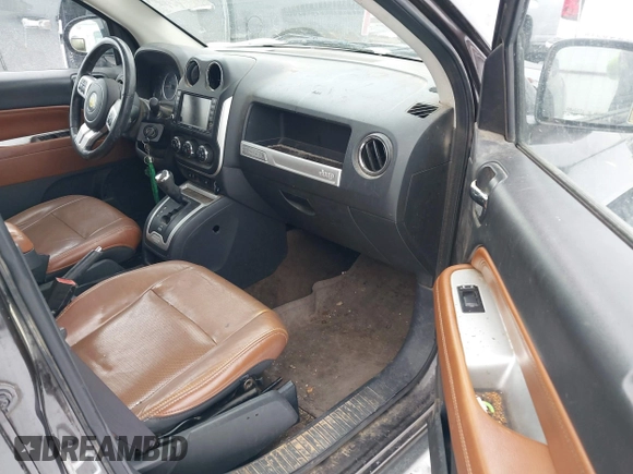 2014 Jeep Compass Limited with VIN 1C4NJDCB6ED549614, listed as a IAAI auction lot 41595768 with 114,472 mi miles. Bid and sale history available at carsss.com. Image 5.