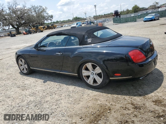 2007 Bentley Continental GT with VIN SCBDR33W97C045720, listed as a Copart auction lot 56370245 with 47,350 mi miles and Salvage Title. Bid and sale history available at DreamBid. Image 2.