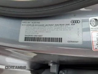 2016 Audi A6 2.0T Premium Plus with VIN WAUDFAFC1GN016807, listed as a Copart auction lot 44790135 with 122,540 mi miles and Salvage Title. Bid and sale history available at carsss.com. Image 15.