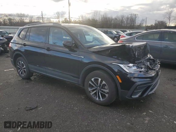 2023 Volkswagen Tiguan S with VIN 3VVFB7AX6PM104235, listed as a Copart auction lot 86537514 with 16,106 mi miles and Salvage title. Bid and sale history available at DreamBid. Image 4.