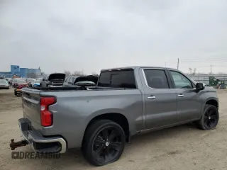 2021 Chevrolet Silverado 1500 LTZ with VIN 1GCUYGET5MZ135627, listed as a Copart auction lot 46025674 with Not Provided miles and Salvage Title. Bid and sale history available at DreamBid. Image 3.