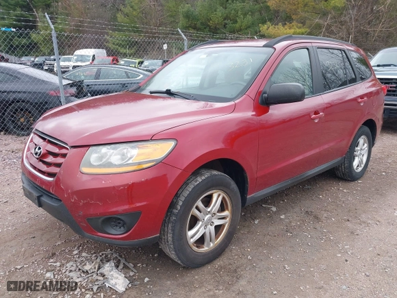 2011 Hyundai Santa Fe GLS with VIN 5XYZGDAB4BG024521, listed as a IAAI auction lot 42083231 with 212,216 mi miles. Bid and sale history available at carsss.com. Image 2.