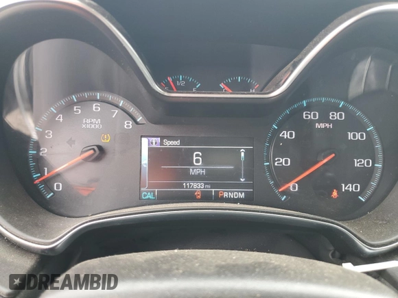 2016 Chevrolet Impala LTZ with VIN 2G1145S35G9182087, listed as a Copart auction lot 59364015 with 117,833 mi miles and Salvage title. Bid and sale history available at DreamBid. Image 9.