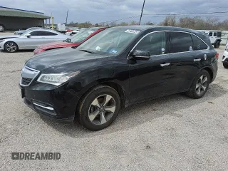 2014 Acura MDX with VIN 5FRYD3H22EB015847, listed as a Copart auction lot 48219845 with 0 mi miles and Clean Title. Bid and sale history available at carsss.com. Image 1.