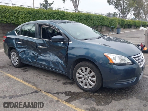 2014 Nissan Sentra S with VIN 3N1AB7AP9EY325863, listed as a IAAI auction lot 42045975 with 143,808 mi miles and . Bid and sale history available at DreamBid. Image 1.