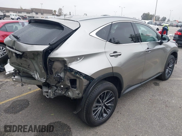 2025 Lexus NX with VIN 2T2GGCEZ8SC060289, listed as a IAAI auction lot 41869715 with 13,767 mi miles. Bid and sale history available at carsss.com. Image 4.