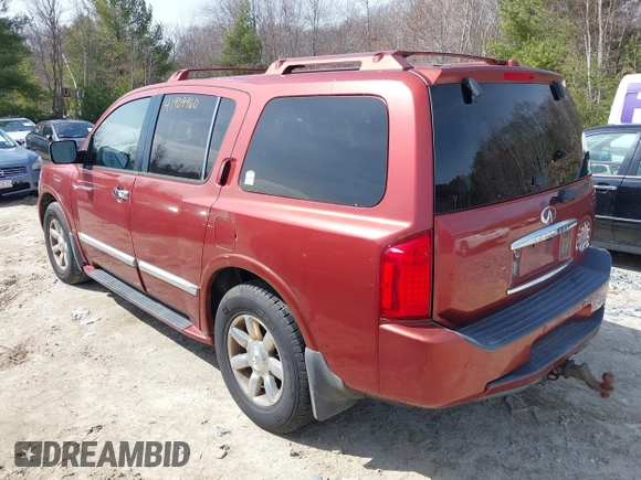 2004 Infiniti QX56 with VIN 5N3AA08C24N803775, listed as a IAAI auction lot 41909960 with 238,887 mi miles. Bid and sale history available at carsss.com. Image 3.