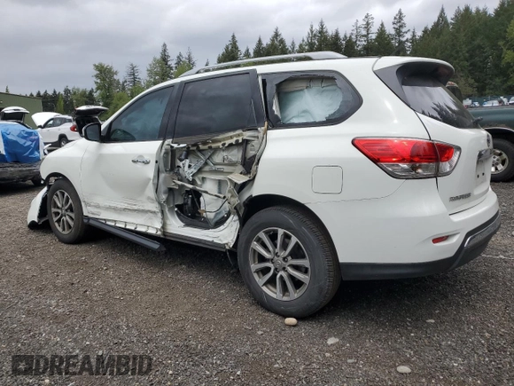 2016 Nissan Pathfinder SL with VIN 5N1AR2MN6GC654002, listed as a Copart auction lot 57137895 with 149,469 mi miles and Salvage title. Bid and sale history available at DreamBid. Image 2.
