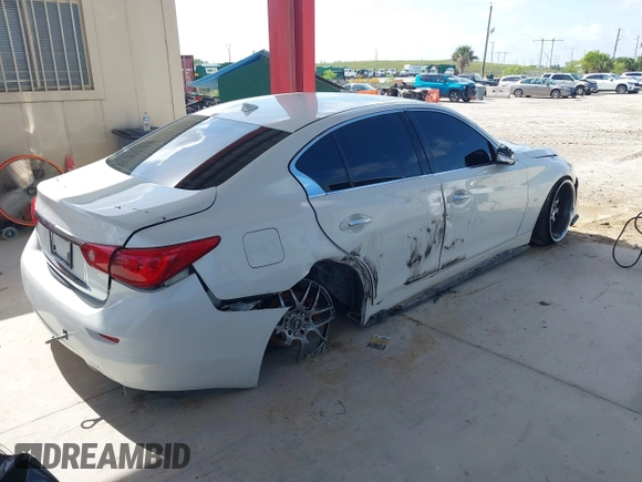 2014 Infiniti Q50 Premium with VIN JN1BV7AP4EM672032, listed as a IAAI auction lot 42339388 with 203,841 mi miles and . Bid and sale history available at DreamBid. Image 6.