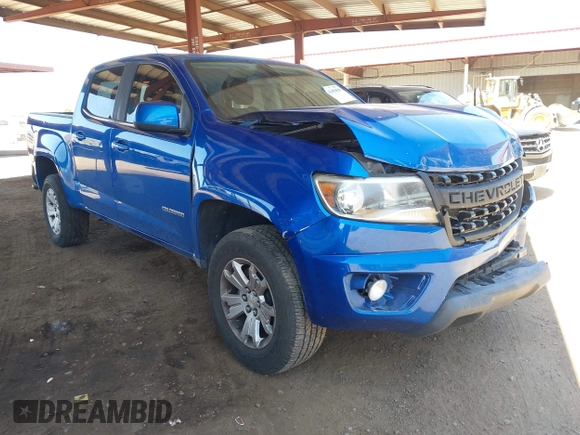 2019 Chevrolet Colorado 2WD LT z VIN 1GCGSCEN2K1105246, wystawiony jako IAAI lot #42450888 z przebiegiem 179 388 mil mil oraz . Historia ofert i sprzedaży dostępna na DreamBid. Obrazek 1.