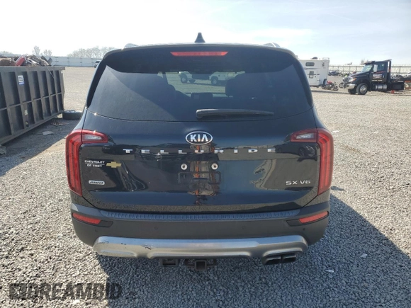 2020 Kia Telluride SX with VIN 5XYP5DHCXLG045399, listed as a Copart auction lot 51464265 with 108,669 mi miles and Salvage Title. Bid and sale history available at DreamBid. Image 6.